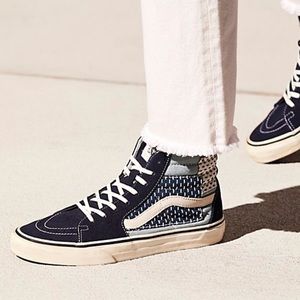 Vans SK8-Hi Denim Patchwork Sneaker